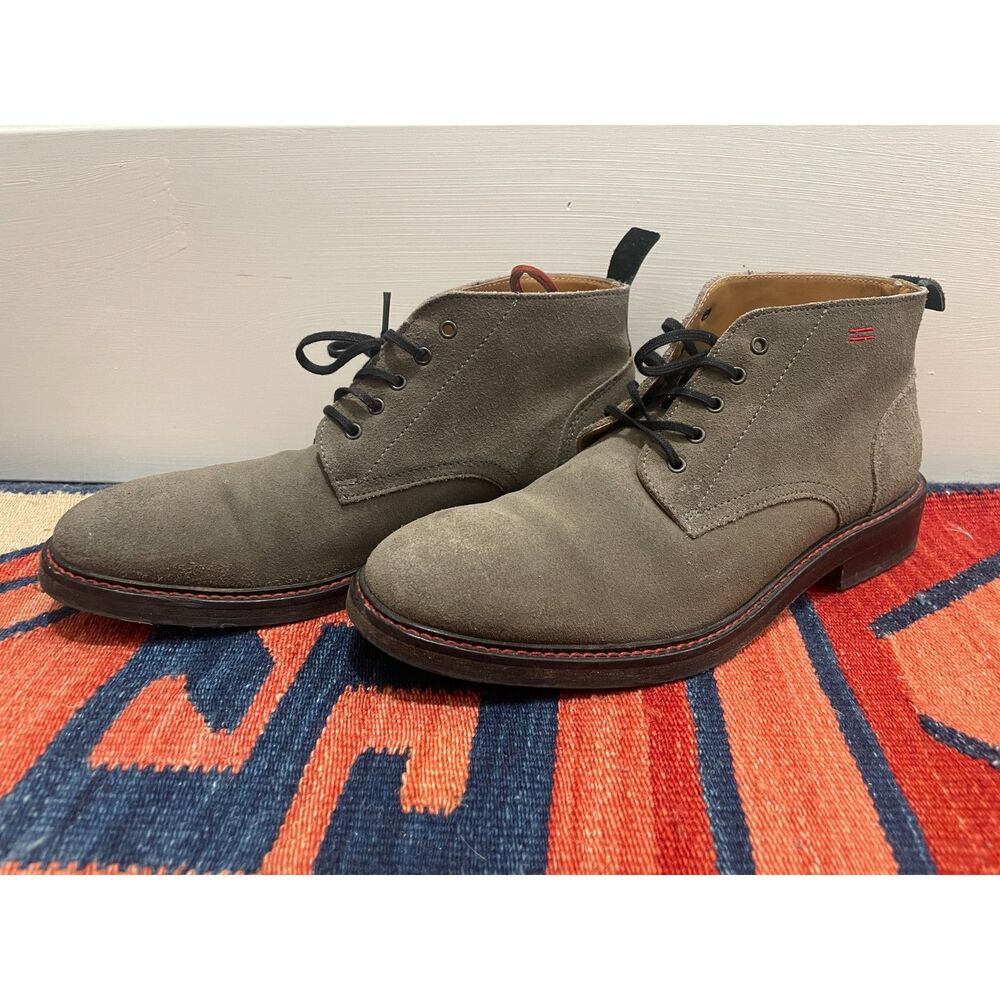 Rare Nic Kacy Gray Suede Chukka Boots Size 36 EUC MSRP $400 Made in Portugal